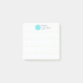 Coole Farben Garnsteinfassmuster Post-it Klebezettel (Vorderseite)