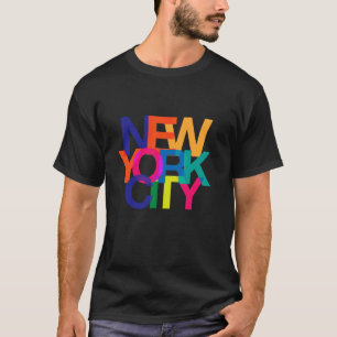 Coole Farben in New York City Grafik Urban Vibes C T-Shirt