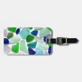Coole Farben - Sea Glass Travel Gepäckstück Gepäckanhänger (Vorderseite horizontal)