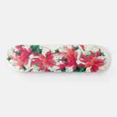 Coole farbenfrohe Blume Girl Deck Skateboard (Horizontal)