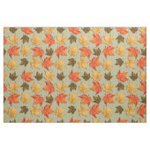 Coole, farbenfrohe Herbstblätter Nahtloses Muster Stoff (Yard (91,4 cm))