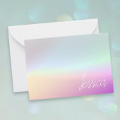 Coole Farbenfrohe Ombre-Farbverläufe und Ihr Scrip Mitteilungskarte