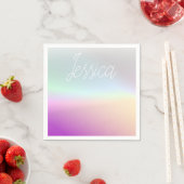 Coole Farbenfrohe Ombre-Farbverläufe und Ihr Scrip Serviette (Beispiel)