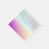 Coole Farbenfrohe Ombre-Farbverläufe und Ihr Scrip Serviette (Ecke)