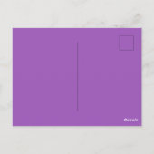 Coole, farbenfrohe Retro-Design der 80er/90er Postkarte (Rückseite)