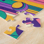 Coole, farbenfrohe Retro-Design der 80er/90er Puzzle (Seite)