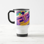 Coole, farbenfrohe Retro-Design der 80er/90er Reisebecher (Links)