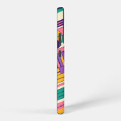 Coole, farbenfrohe Retro-Design der 80er/90er Samsung Galaxy Hülle (Rechte Seite)