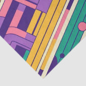 Coole, farbenfrohe Retro-Design der 80er/90er Seidenpapier (Detail)