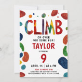 Coole Farbenfrohe Rote Rote Rote Rote Rote Kirche  Einladung (Vorderseite)