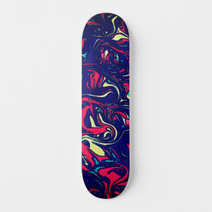 Coole Farbenfrohe Urban Abstrakt Street Art Inspir Skateboard