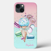 Coole Farbige Eiscreme Makronen Case-Mate iPhone Hülle (Rückseite)