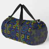 Coole Farbige Funky Abstrakt Dot Art Muster Duffle Bag (Rechte Ecke)