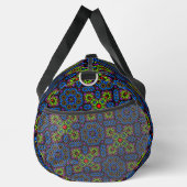 Coole Farbige Funky Abstrakt Dot Art Muster Duffle Bag (Rechts)