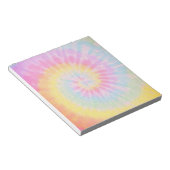 coole farbige gefärbte Krawatte Notizblock (angewinkelt)