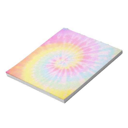 coole farbige gefärbte Krawatte Notizblock (Rotiert)