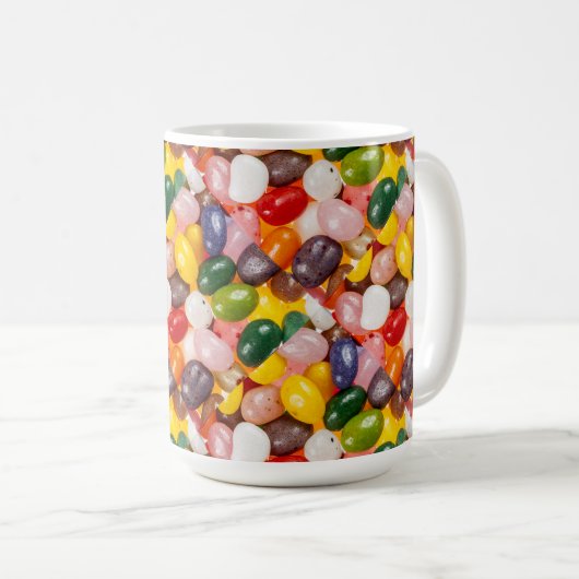 Coole, farbige Osterbohnen Kaffeetasse (VorderseiteRechts)