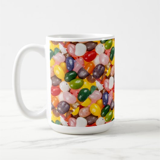 Coole, farbige Osterbohnen Kaffeetasse (Links)