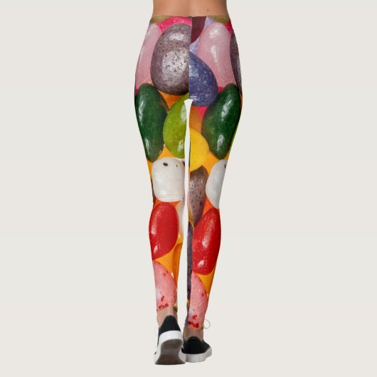 Coole, farbige Osterbohnen Leggings (Rückseite)