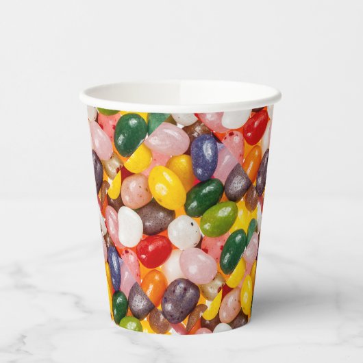 Coole, farbige Osterbohnen Pappbecher (Links)