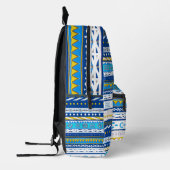 Coole Farbige Tribal Boho Stil Druckausschnitt Näh Bedruckter Rucksack (Links)
