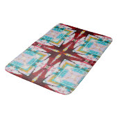 Coole Farbigkeit Abstrakt Badematte (Schrägansicht)