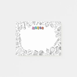 Coole Farbnachrichten Post-it Klebezettel