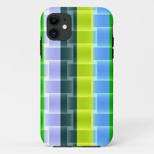 Coole Farbstreifen, modernes Design Case-Mate iPhone Hülle (Rückseite)