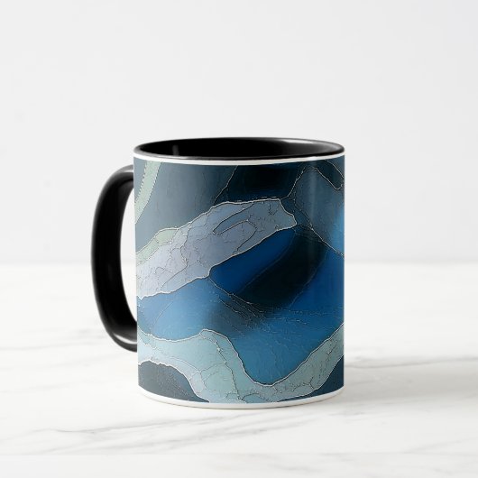 Coole Farbtöne Tasse (Vorderseite Links)