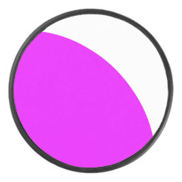 Coole, fett helle, lebhafte, rosa, weiße, dynamisc eishockey puck