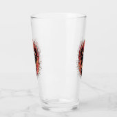 Coole Feuerränder Zodiac Astology Design Glas (Links)