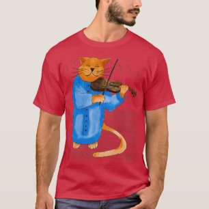 Coole Fiddle Cat T-Shirt