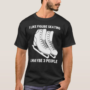 Coole Figure Skating Für Männer Frauen Spin Sprung T-Shirt
