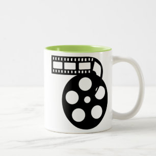 Coole Film-Film-Spule Zweifarbige Tasse