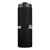 Coole Finanzabteilung Thermosbecher (Vorderseite)