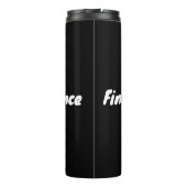 Coole Finanzabteilung Thermosbecher (Rückseite)