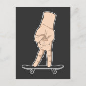 Coole Fingerboard-Hobby-Skateboarding Postkarte (Vorderseite)