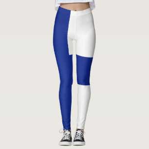 Coole finnische Flagge Leggings