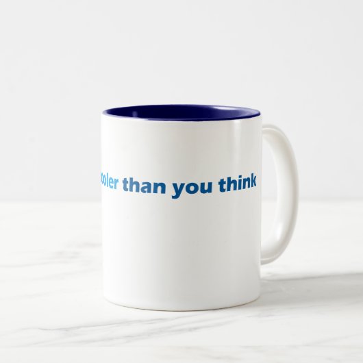 Coole Finnland-Tasse Zweifarbige Tasse (VorderseiteRechts)