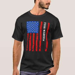 Coole Fisch-Aufseher-Accessoires Sachen Zeug USA-F T-Shirt