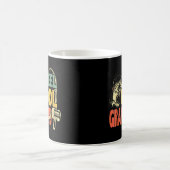 Coole Fischer Fischerei Vintager Walfang Cool Groß Kaffeetasse (Mittel)