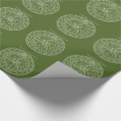 Coole Fischerei Art der Fliegenfischerei Geschenkpapier (Ecke)