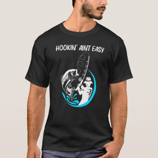 Coole Fischerei Kunst für Männer Fischfang Hook T-Shirt (Vorderseite)