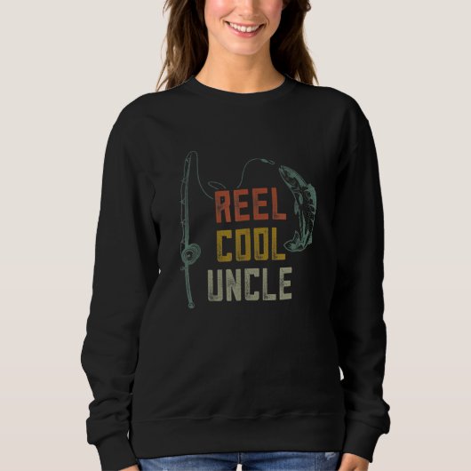 Coole Fischfang Vatertagsfischer Sweatshirt (Vorderseite)