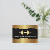 Coole Fitness-Trainer-Geschäfts-Karten Visitenkarte (Stehend Vorderseite)