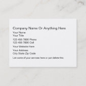 Coole Fitness-Trainer-Geschäfts-Karten Visitenkarte (Rückseite)