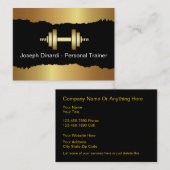 Coole Fitness Trainer Moderne Visitenkarten Visitenkarte (Vorne/Hinten)