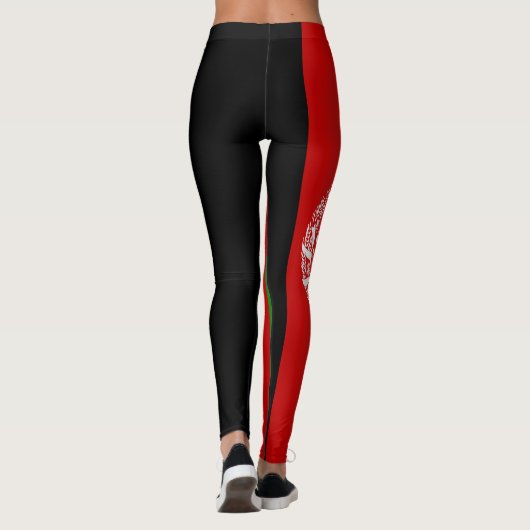 Coole Flagge Afghanistans Leggings (Rückseite)