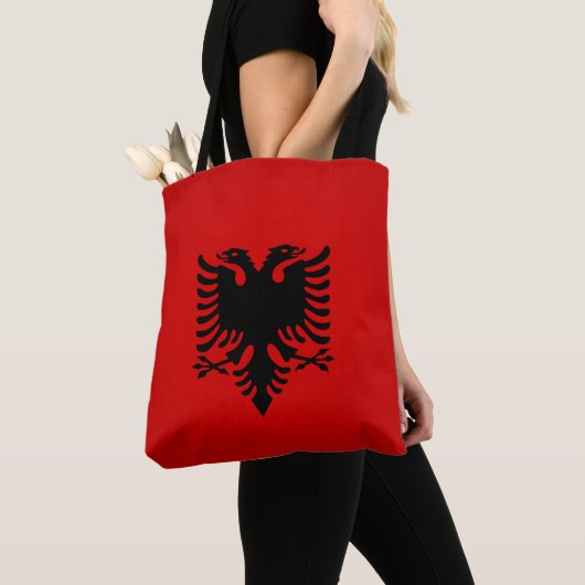Coole Flagge Albaniens Tasche (Von Nahem)