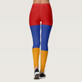 Coole Flagge Armeniens Leggings (Rückseite)